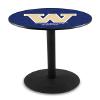 HBS L214-42" Black Wrinkle Washington Pub Table by Holland Bar Stool Co. view 1
