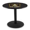 Holland Bar Stool Co. L214-42" Black Wrinkle U.S. Army Pub Table view 1