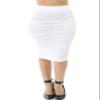 giti online Pencil Drape Skirt M White view 1
