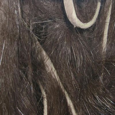 Hareline Fly Tying Micro Rabbit Strips - Dark Brown
