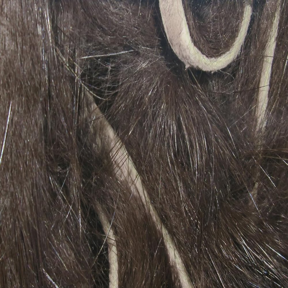 Hareline Fly Tying Micro Rabbit Strips - Dark Brown