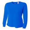Authentic Sports Shop Royal Blue Women's Adult XL Long Sleeve Wicking Cool & Comfortable Shirt/Undershirt view 1