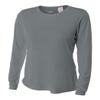 Authentic Sports Shop Graphite Women's Adult 2X Long Sleeve Wicking Cool & Comfortable Shirt/Undershirt view 1
