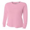 Authentic Sports Shop Pink Women's Adult Large Long Sleeve Wicking Cool & Comfortable Shirt/Undershirt view 1