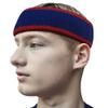 Couver Premium Quality 2 Color Thick Large Wide Headband pro Basketball - Red/Blue/Red [1 Piece] view 1