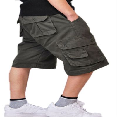 Congs Men's Survivor Outdoor Military Cotton Cargo Short Pants-Green-Tag 42/US 40