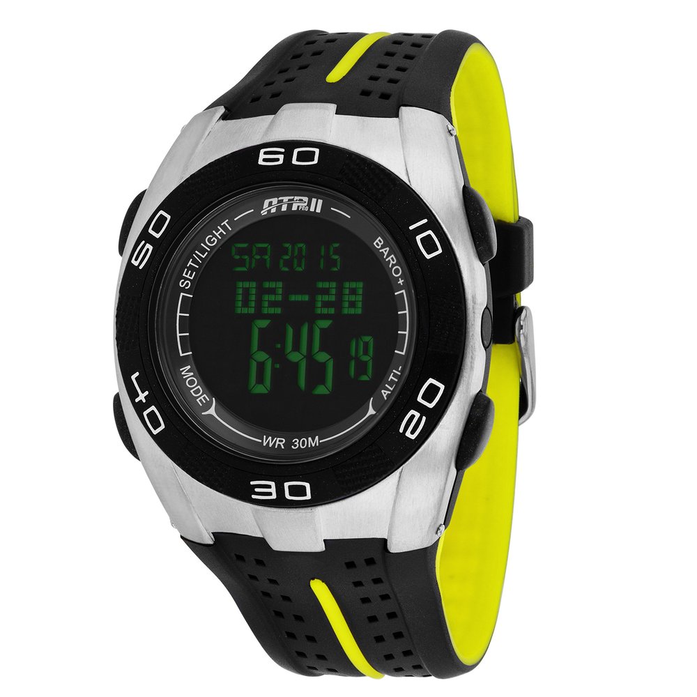 HME Mens ATP-Pro II Altimeter World-Time Reverse LCD