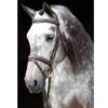 Kerbl Classic 324912 Snaffle Bridle Leather Thoroughbred Brown view 3