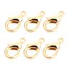 20 Pcs Gold Plated Lobster Clasps 14mm Chain Bracelet Jewelry Findings view 4