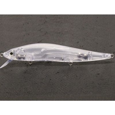 wLure 10 Blank Unpainted Minnow Crankbait Topwater Lipless Jerkbait Fishing Lures (UPM680P10)