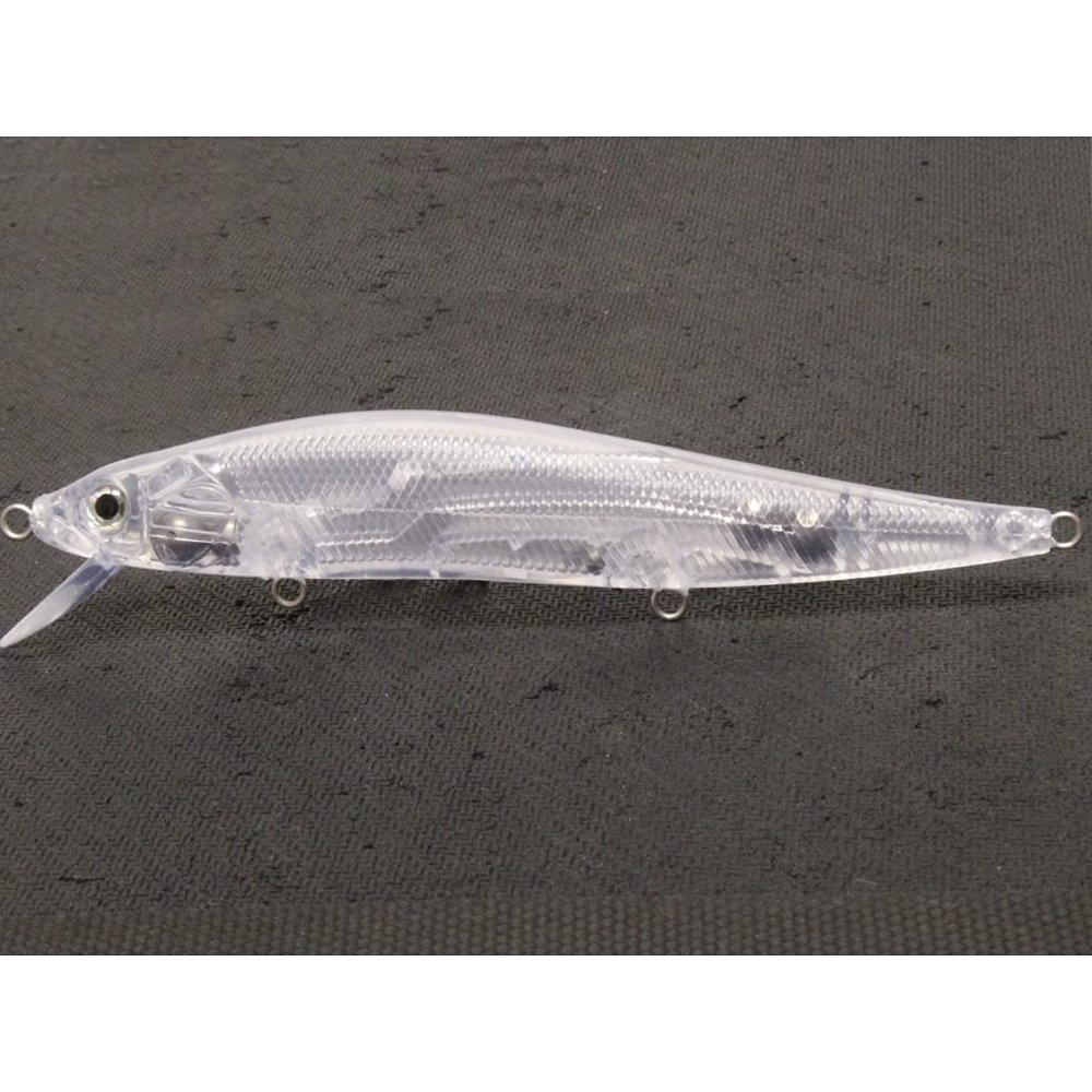 wLure 10 Blank Unpainted Minnow Crankbait Topwater Lipless Jerkbait Fishing Lures (UPM680P10)