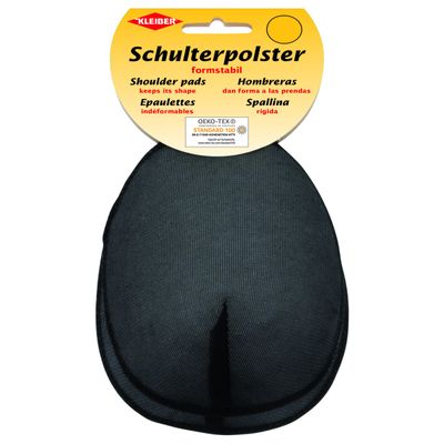 Kleiber KR 8 Shoulder Pad with Hook and Loop Tape Raglan 50% Polyamide, Black, 13.5 x 11 x 3 cm