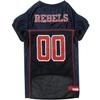 Pets First NCAA College Mississippi Ole Miss Rebels Mesh Jersey for DOGS & CATS, Large. Licensed Dog Jersey with your Favorite Football/Basketball College Team view 1