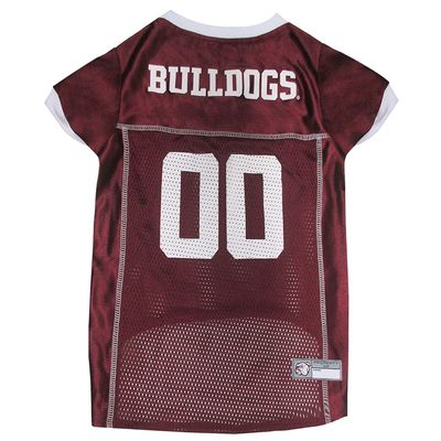 Pets First NCAA College Mississippi State Bulldogs Mesh Jersey for DOGS & CATS, Medium. Licensed Dog Jersey with your Favorite Football/Basketball College Team