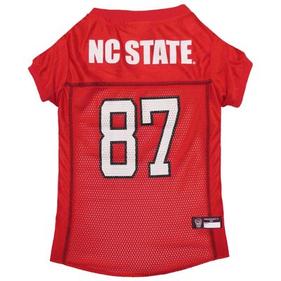 Pets First NCAA College North Carolina State Wolfpack Mesh Jersey for DOGS & CATS, Small.Licensed Dog Jersey with your Favorite Football/Basketball College Team