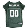Pets First NCAA College Michigan State Spartans Mesh Jersey for DOGS & CATS, X-Small.Licensed Dog Jersey with your Favorite Football/Basketball College Team view 1