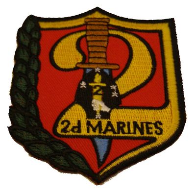 2nd MARINE Regiment PATCH - Great Color - Veteran Owned Business