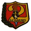 2nd MARINE Regiment PATCH - Great Color - Veteran Owned Business view 1
