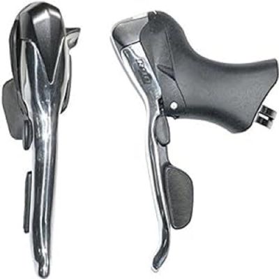 SunRace 9-Speed Shimano Compatible Road Bike Brake Lever, Black, Aluminum Alloy, 10, 50 mm Projection, Ambidextrous, Modern Style, Easy to Install
