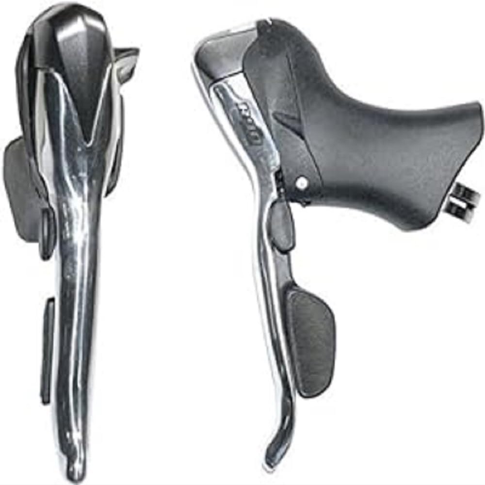 SunRace 9-Speed Shimano Compatible Road Bike Brake Lever, Black, Aluminum Alloy, 10, 50 mm Projection, Ambidextrous, Modern Style, Easy to Install
