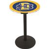 Holland Bar Stool Co. L214-36" Black Wrinkle South Dakota State Pub Table view 1