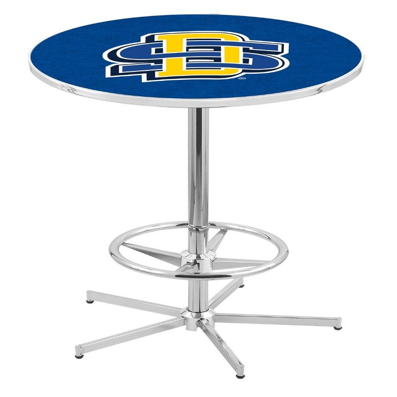 Holland Bar Stool Co. L216-42" Chrome South Dakota State Pub Table