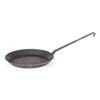 Petromax Wrought Iron Skillet, Long Handle Pan Conducts Heat Evenly, Indoor/Outdoor Camping Cookware for Campfire or Home Kitchen Use, Stove to Table Serveware, 23.6" view 1