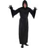 Black Horror Robe - One Size Fits All (1 Count) - Perfect for Halloween, Cosplay & Themed Events view 2