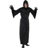 Black Horror Robe - One Size Fits All (1 Count) - Perfect for Halloween, Cosplay & Themed Events view 3