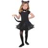 Adorable Kids Black Cat Accessory Kit - 1 Set - Soft Fabric 3-Piece Costume Accessory for Halloween, Dress-Up & Pretend Play view 3