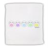 TOOLOUD Cute Pastel Bunnies Micro Terry Sport Towel 11" x 18" view 1