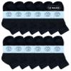 Yacht & Smith 12 Pairs Of Cotton Mid Size Ankle Socks Boys And Girls Bulk Value Pack Socks view 2
