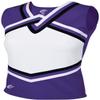 chass Girls' Sport Legacy Shell Top Purple/White/Black Youth Medium view 1