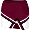 chass Sport Legacy Girl's Cheerleading Skirt | Cheerleading Uniform in Youth and Adult Sizes (Black, White, Maroon, AS) view 1