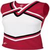 chass Girls' Sport Legacy Shell Top Red/White/Black Youth Medium