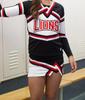 chass Sport Legacy Girl's Cheerleading Skirt | Cheerleading Uniform in Youth and Adult Sizes (Black, White, Purple, AL) view 2