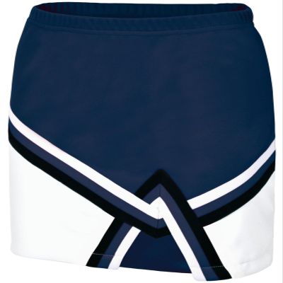 chass Sport Legacy Girl's Cheerleading Skirt | Cheerleading Uniform in Youth and Adult Sizes (Black, White, Navy, AS)