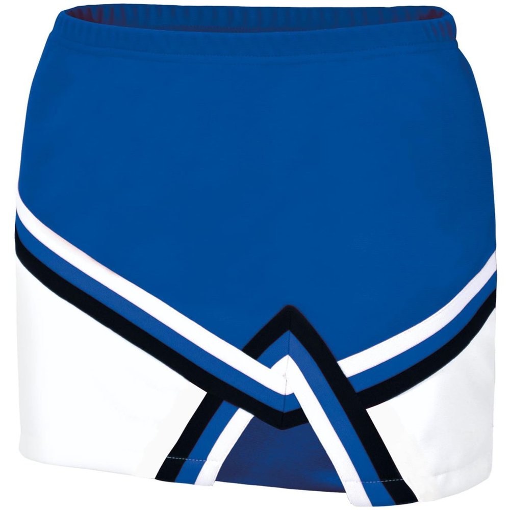 chass Sport Legacy Girl's Cheerleading Skirt | Cheerleading Uniform in Youth and Adult Sizes (Black, White, Blue, AS)