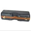 Negrini One Gun Three Barrels OU and SXS Med Rib Blue Tan Leather Trim and Handle Blue Interior 1646LX-3C/4879 view 2