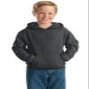 Jerzees Hooded Pullover Sweatshirt (996Y) Black Heather, M view 2