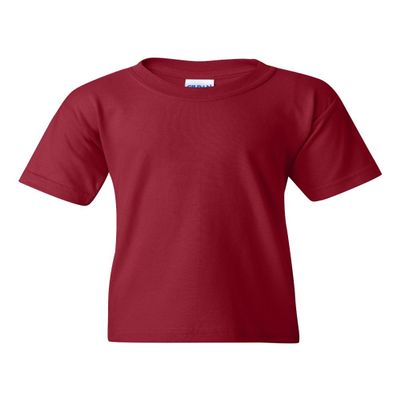 Gildan 5000B Youth 100% Cotton Tee - Garnet - M