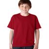 Gildan 5000B Youth 100% Cotton Tee - Garnet - M view 2