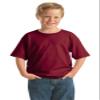 Gildan 5000B Youth 100% Cotton Tee - Garnet - M view 3