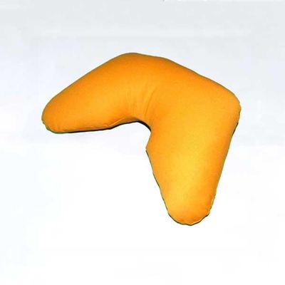 Cosmic Cushion Kids Yoga/Meditation Cushion - Made in USA (saffron, kapok fibers filling)