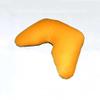 Cosmic Cushion Kids Yoga/Meditation Cushion - Made in USA (saffron, kapok fibers filling) view 1