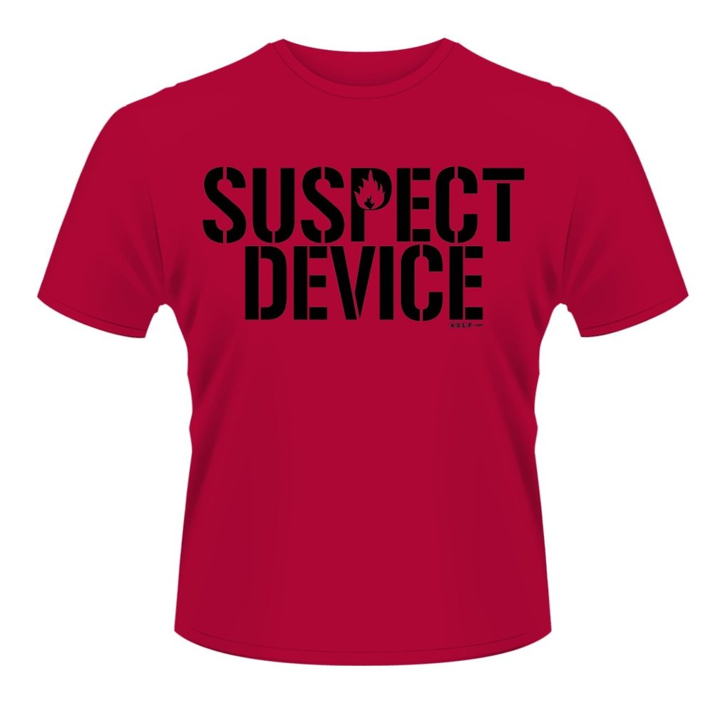 Stiff Little Fingers Men's Suspect Device T-Shirt X-Large RED