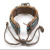 1 Piece Women's Men's Fashion Strand Bracelet 1013 Sign Hollow Cross Leather Braided Adjustable view 3