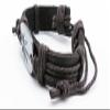 1 Piece Women's Men's Fashion Strand Bracelet 1014B Maple Leather Braided Adjustable view 2