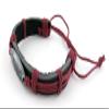 1 Piece Women's Men's Fashion Strand Bracelet 1016 Flower Inscription Leather Braided Adjustable view 2