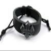 1 Piece Women's Men's Fashion Strand Bracelet 1031 Cross Leather Braided Adjustable view 1
